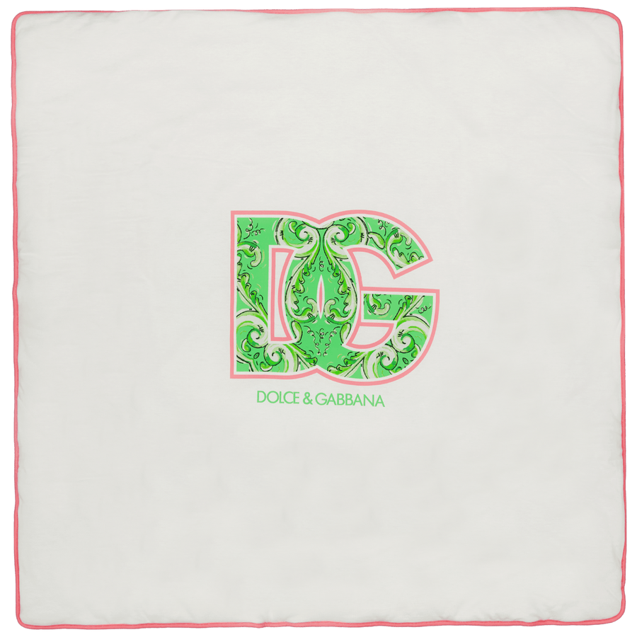 Dolce & Gabbana Baby Girls Blanket Orange