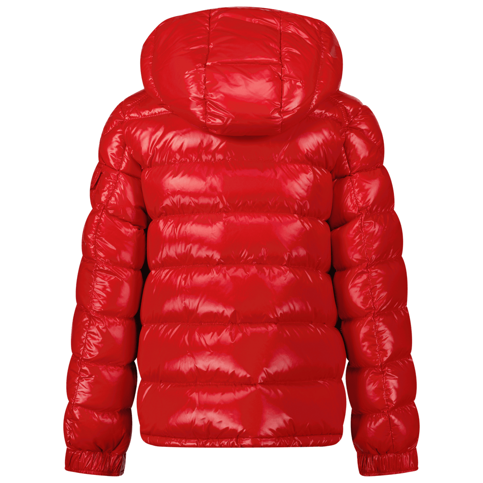 Moncler Kinder Jongens Jas Rood