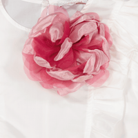 MonnaLisa Kinder Meisjes Blouse Wit