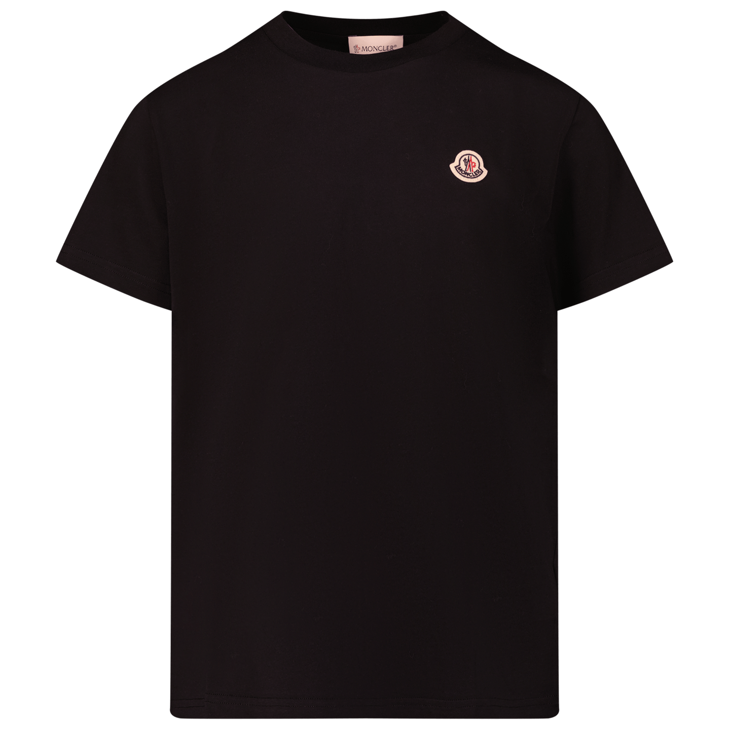 Moncler Kinder Unisex T-Shirt Zwart 4Y