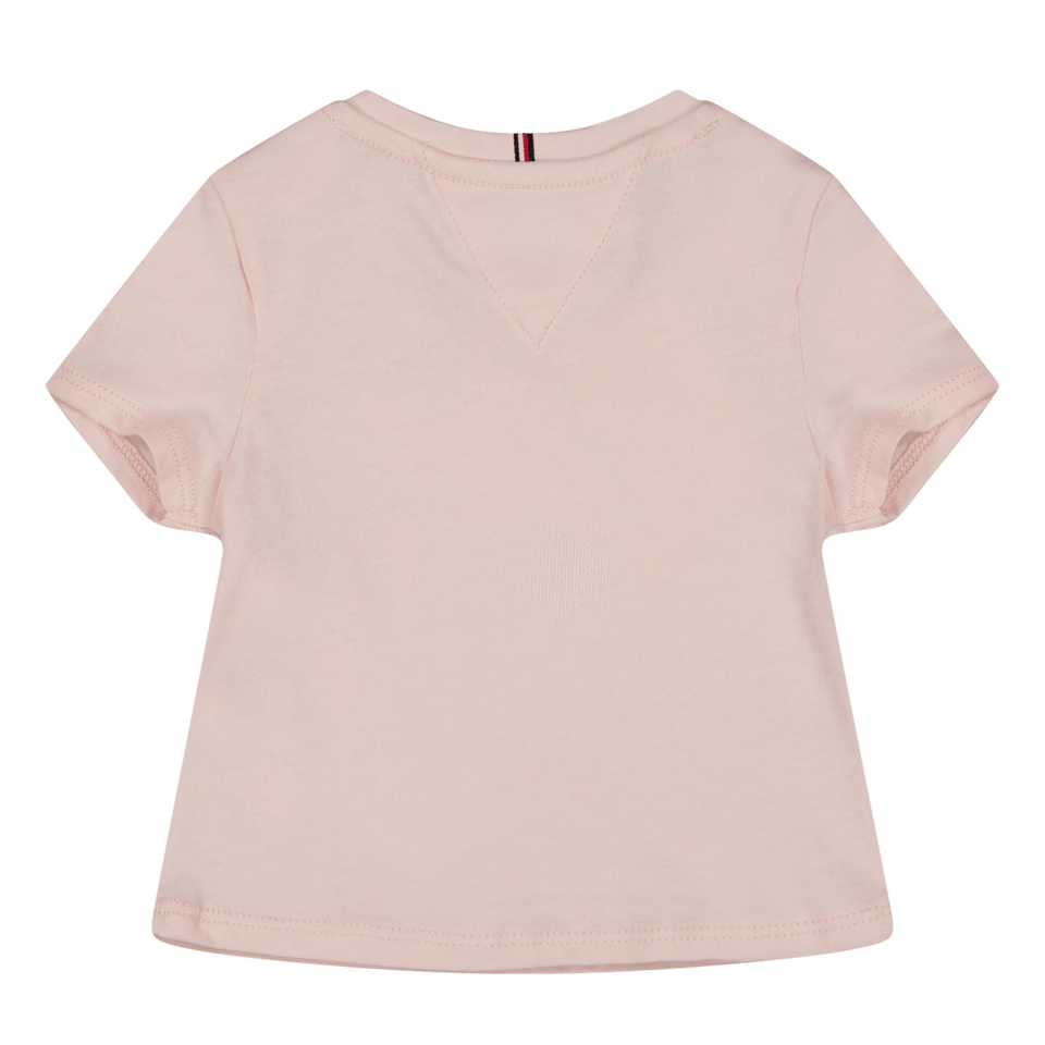 Tommy Hilfiger Baby Meisjes T-Shirt Licht Roze