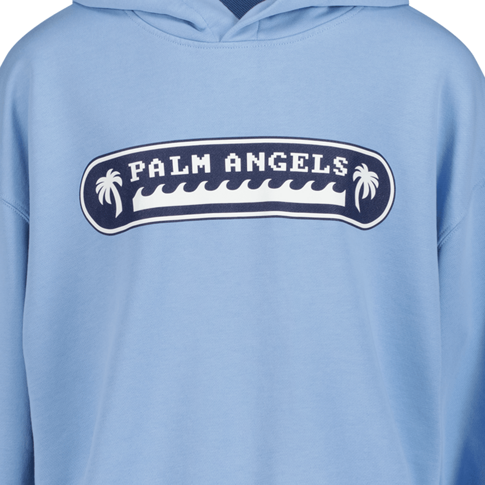 Palm Angels Kinder Jongens Trui Licht Blauw