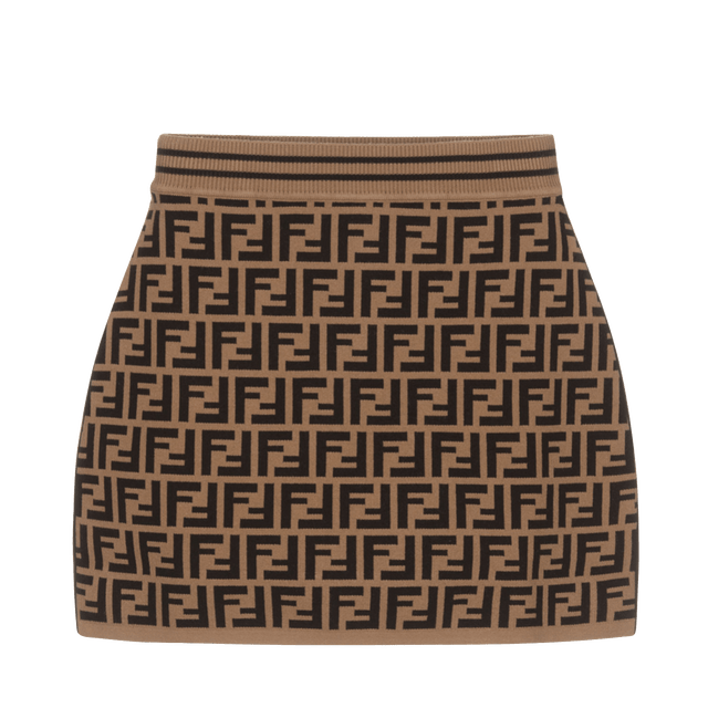 Fendi Kinder Meisjes Rok Bruin 4Y