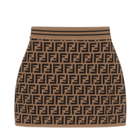 Fendi Kinder Meisjes Rok Bruin 4Y