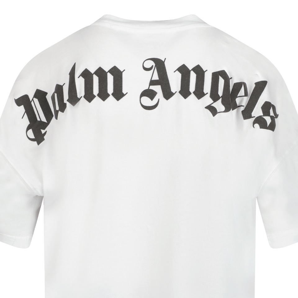 Palm Angels Kinder Jongens T-Shirt Wit