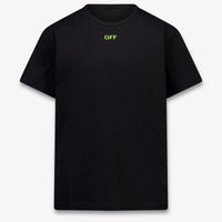 Off-White Kinder Jongens T-Shirt In Zwart