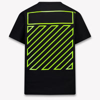 Off-White Kinder Jongens T-Shirt In Zwart