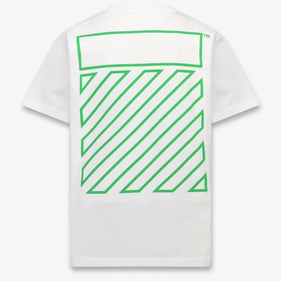 Off-White Kinder Jongens T-Shirt In Wit