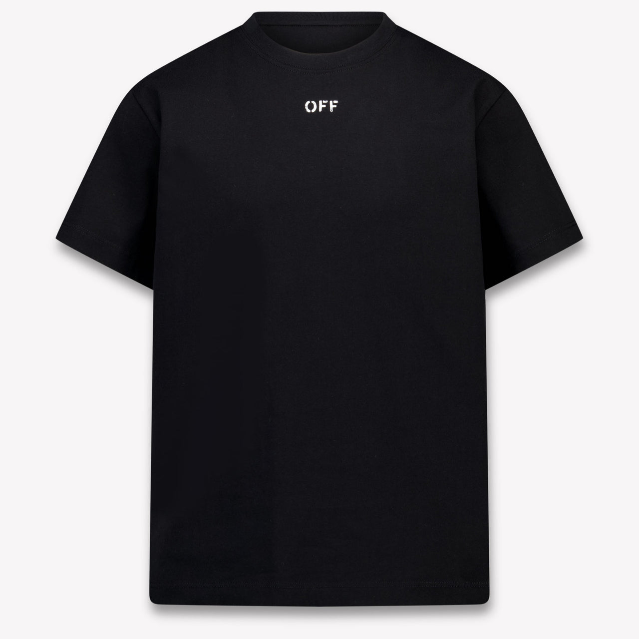 Off-White Kinder Jongens T-Shirt In Zwart