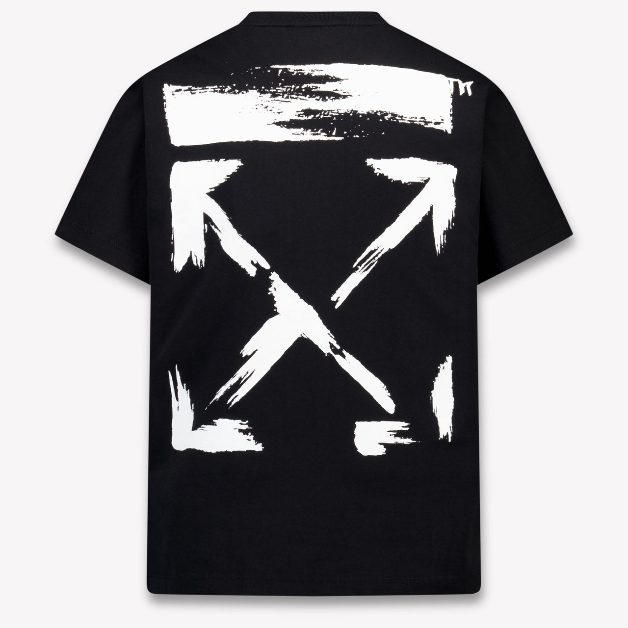 Off-White Kinder Jongens T-Shirt In Zwart