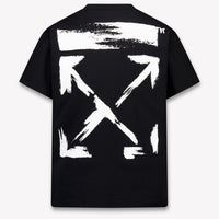 Off-White Kinder Jongens T-Shirt In Zwart