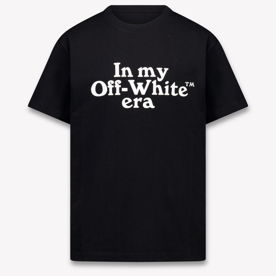 Off-White Kinder Jongens T-Shirt In Zwart