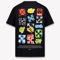 Off-White Kinder Jongens T-Shirt In Zwart