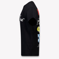 Off-White Kinder Jongens T-Shirt In Zwart