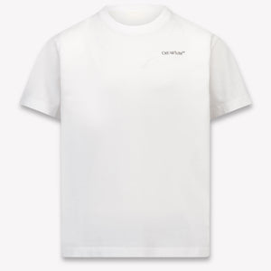 Off-White Kinder Jongens T-Shirt In Wit