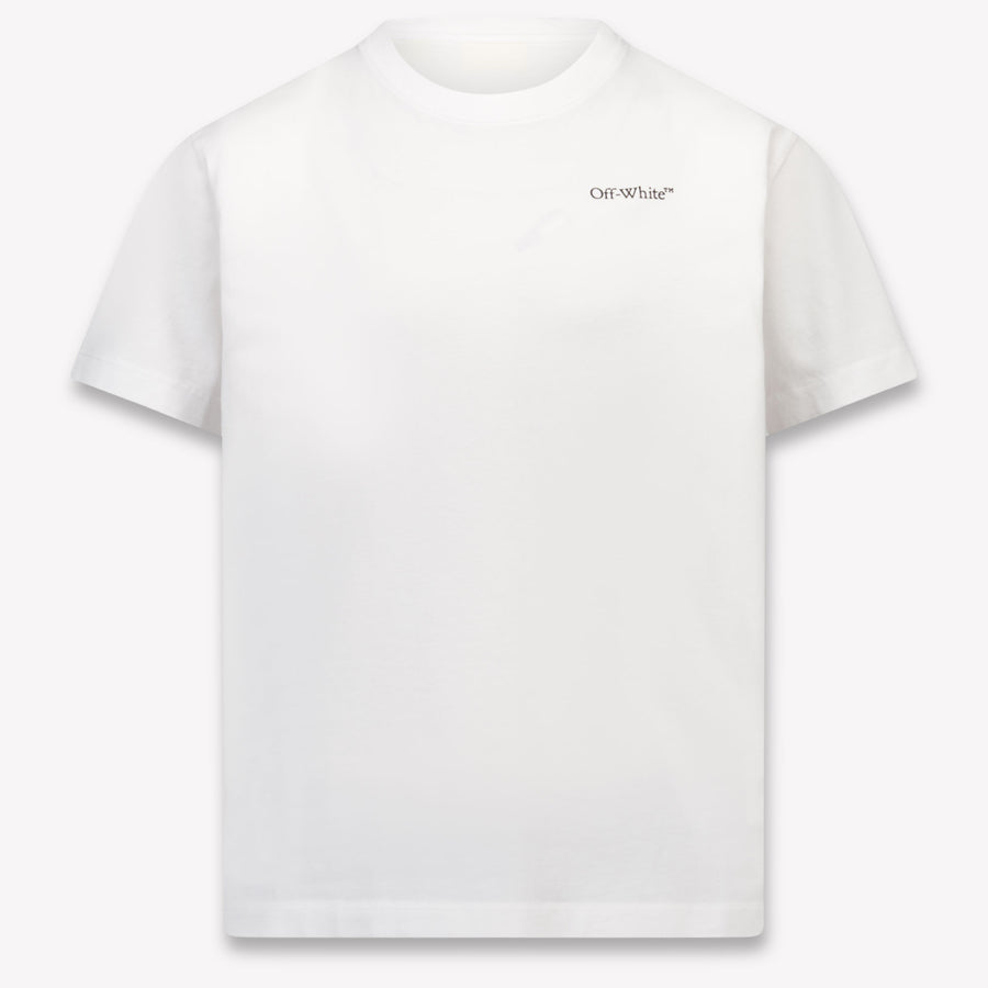 Off-White Kinder Jongens T-Shirt In Wit
