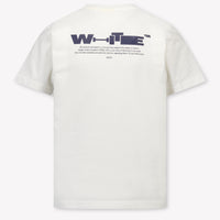 Off-White Kinder Jongens T-Shirt In Wit