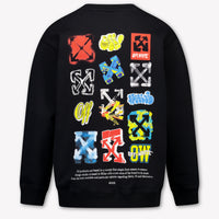 Off-White Kinder Jongens Trui In Zwart