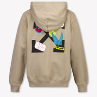Off-White Kinder Jongens Vest In Beige