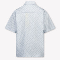 Off-White Kinder Jongens Blouse In Licht Blauw