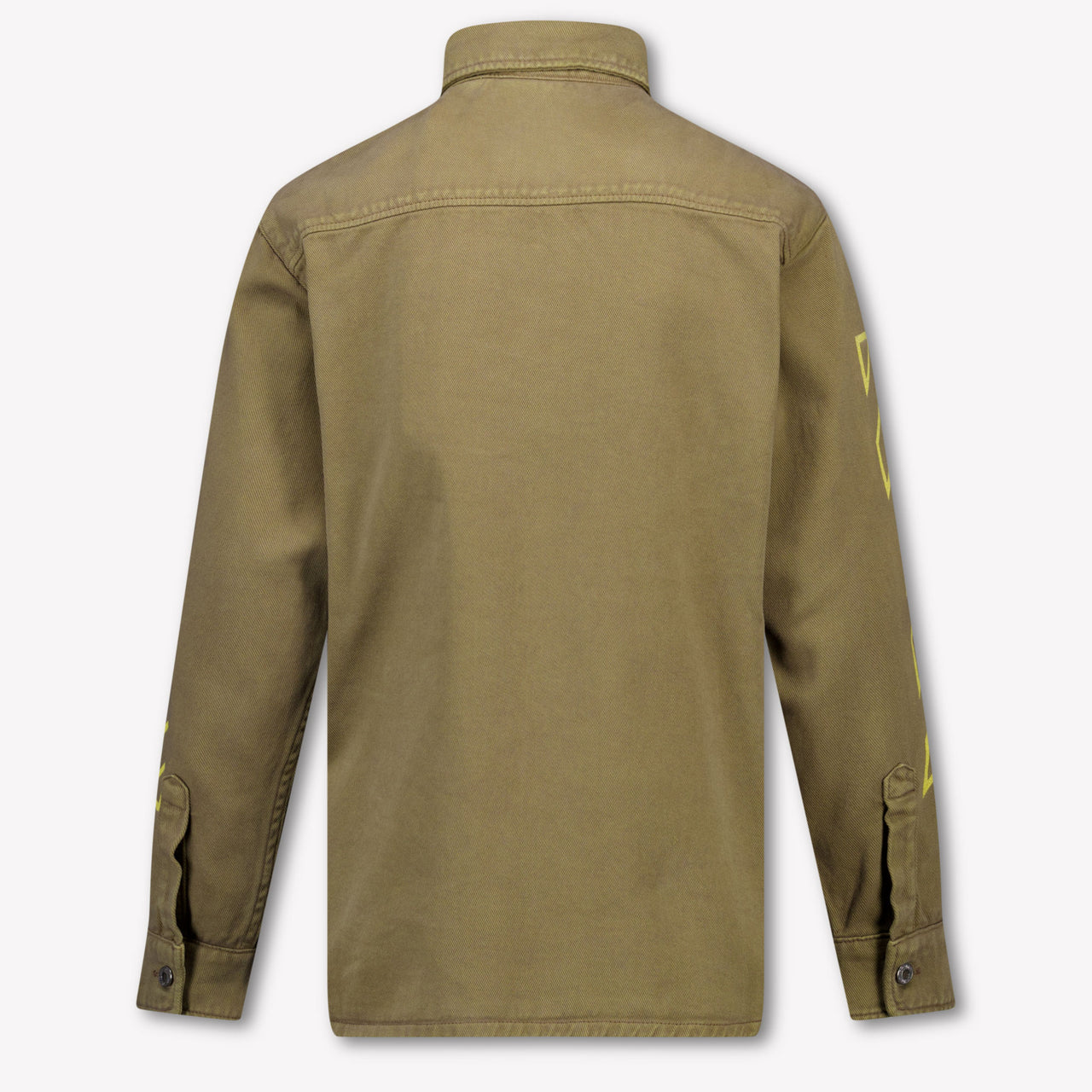 Off-White Kinder Jongens Blouse In Olijf Groen