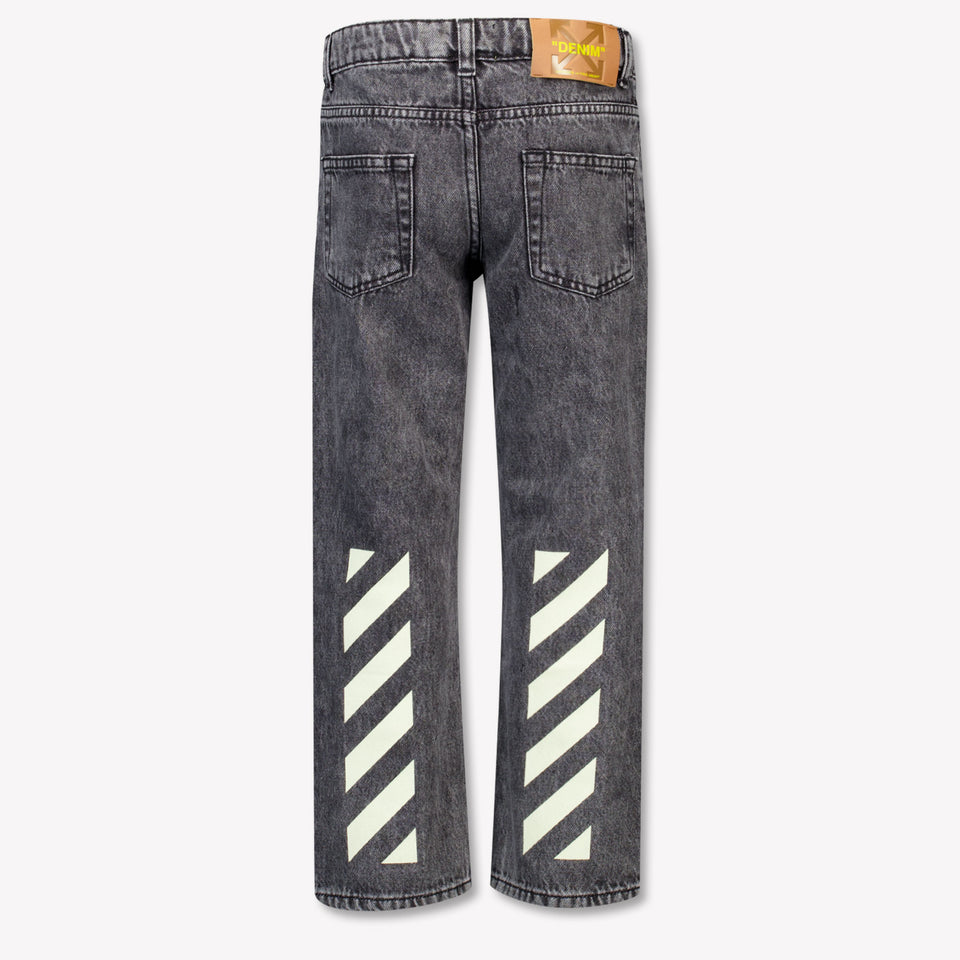 Off-White Kinder Jongens Jeans In Grijs