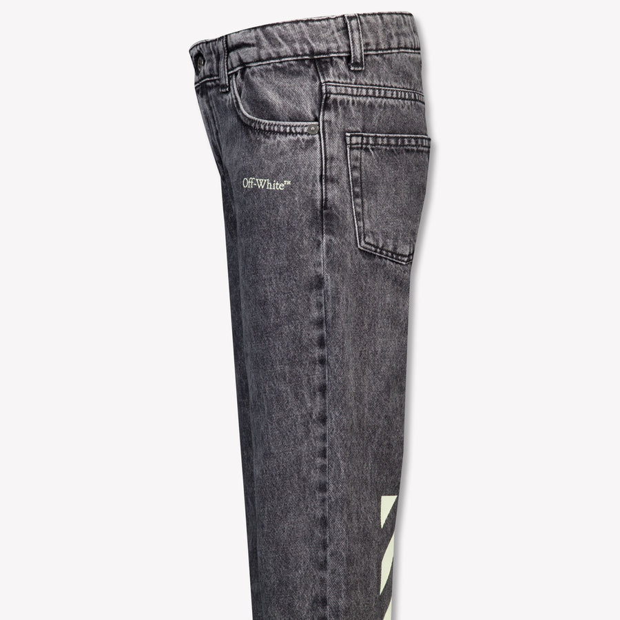 Off-White Kinder Jongens Jeans In Grijs