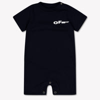 Off-White Baby Jongens Boxpakje In Zwart