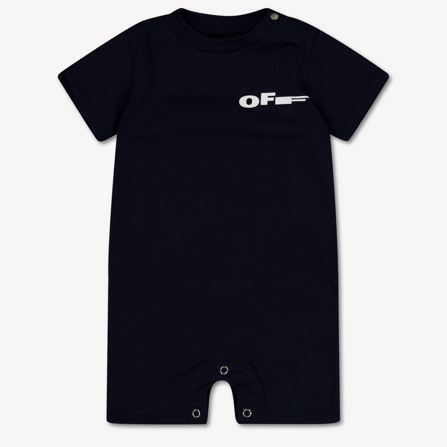 Off-White Baby Jongens Boxpakje In Zwart
