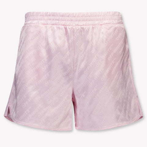Off-White Kinder Meisjes Shorts In Licht Roze