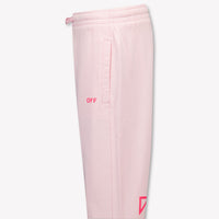 Off-White Kinder Meisjes Broek In Licht Roze