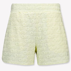 Off-White Kinder Meisjes Broek In Geel