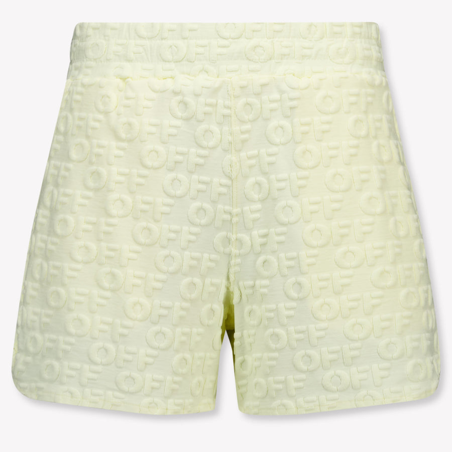 Off-White Kinder Meisjes Broek In Geel