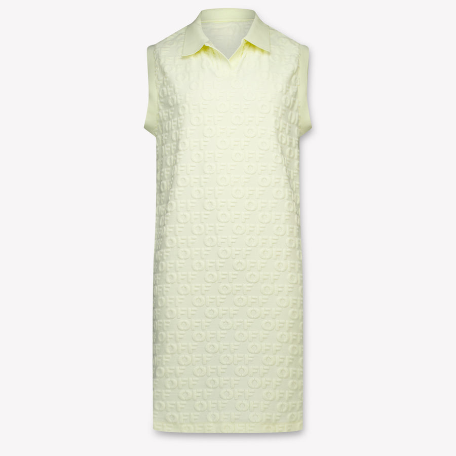 Off-White Girls Dress in Yellow