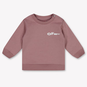 Off-White Baby Meisjes Trui In Licht Roze