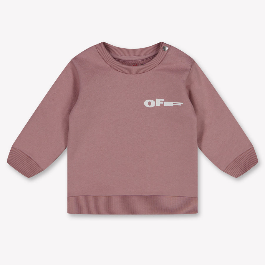 Off-White Baby Meisjes Trui In Licht Roze