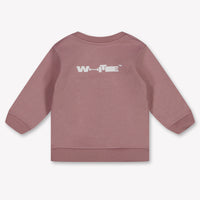 Off-White Baby Meisjes Trui In Licht Roze