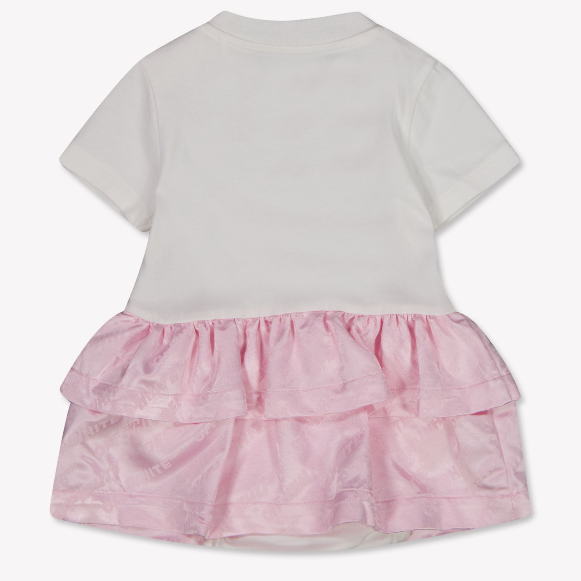 Off-White Baby Meisjes Jurk In Licht Roze