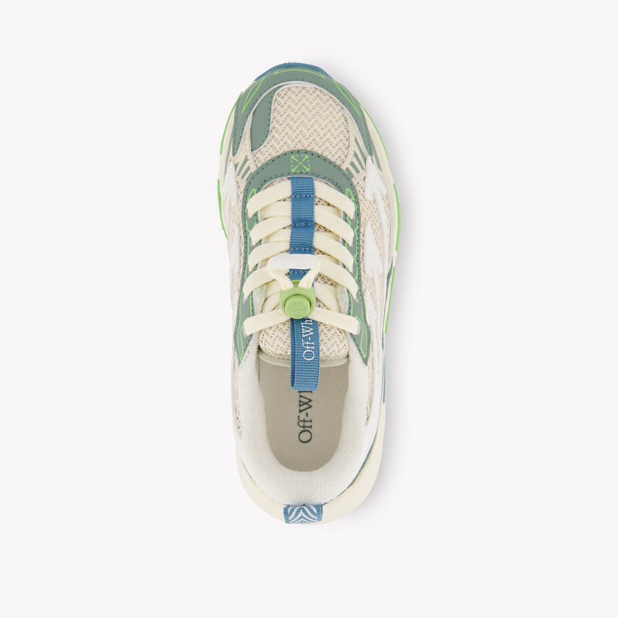 Off-White Unisex Sneakers In Licht Groen