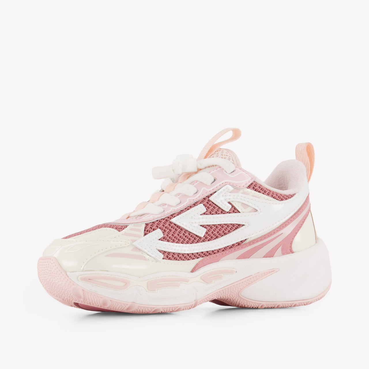 Off-White Unisex Sneakers In Licht Roze