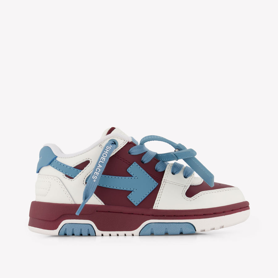 Off-White Kinder Jongens Sneakers In Bordeaux