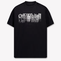 Off-White Kinder Jongens T-Shirt In Zwart