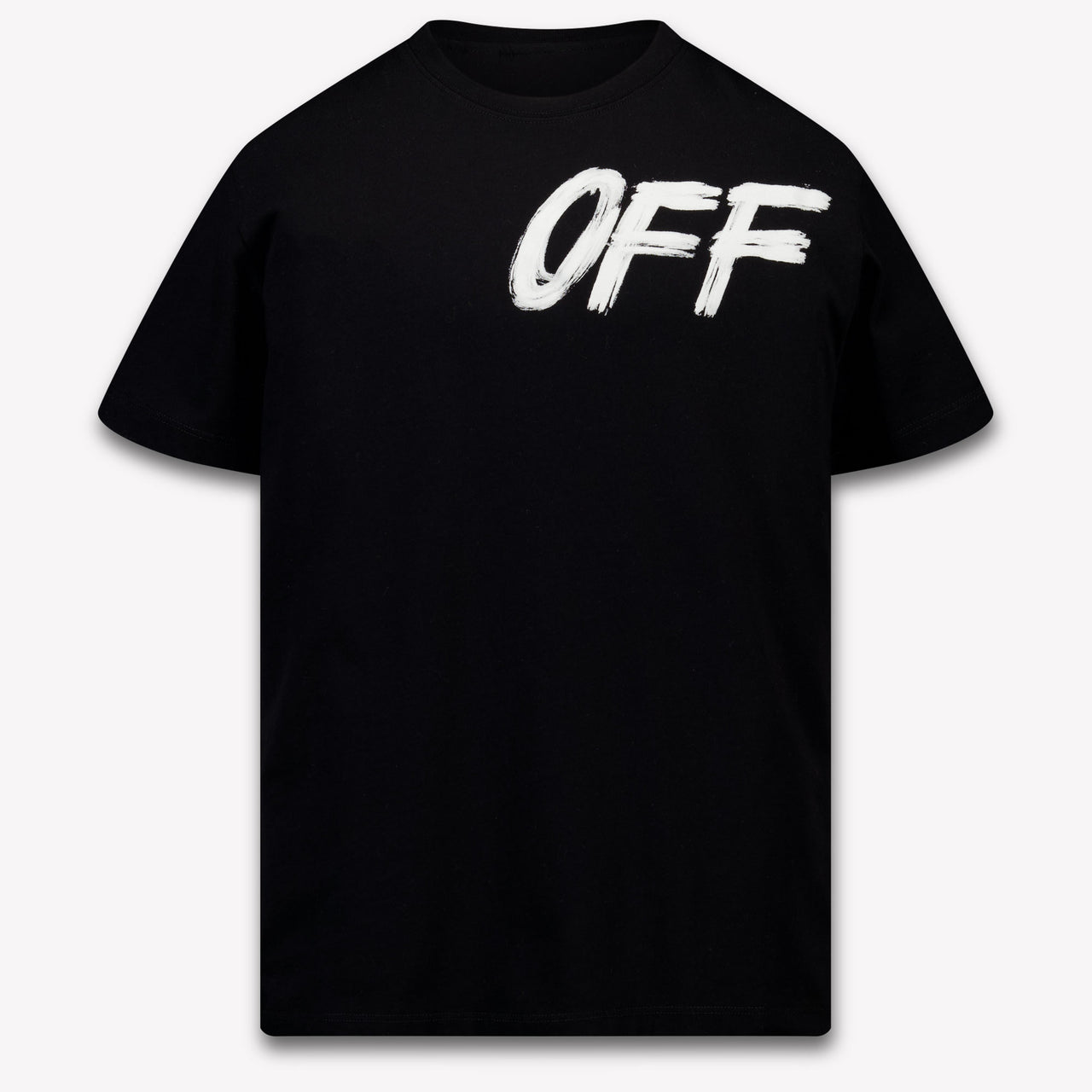 Off-White Kinder Jongens T-Shirt In Zwart