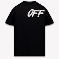 Off-White Kinder Jongens T-Shirt In Zwart