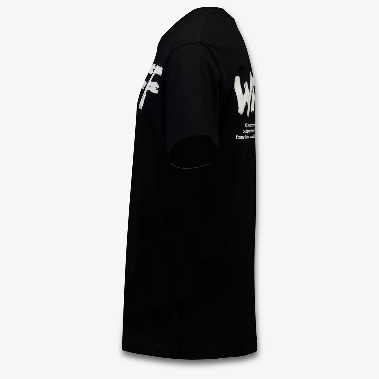 Off-White Kinder Jongens T-Shirt In Zwart