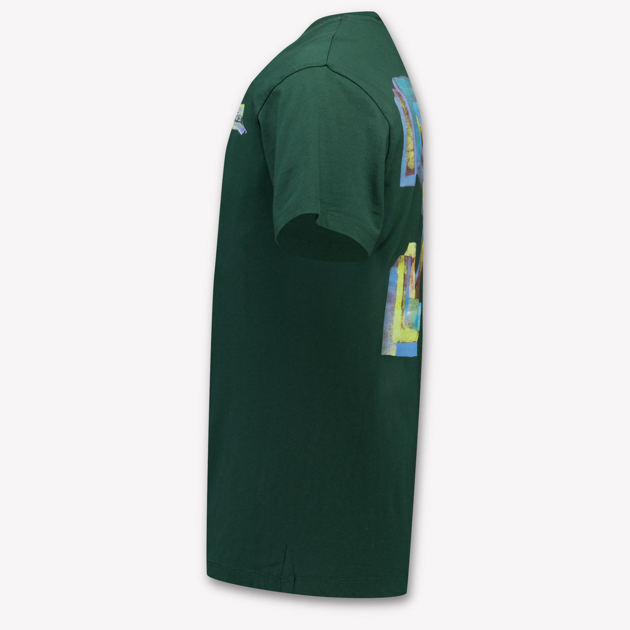 Off-White Kinder Jongens T-Shirt In Donker Groen