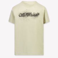 Off-White Kinder Jongens T-Shirt In Beige