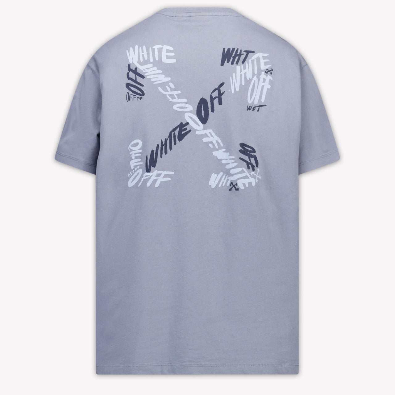 Off-White Kinder Jongens T-Shirt In Licht Blauw