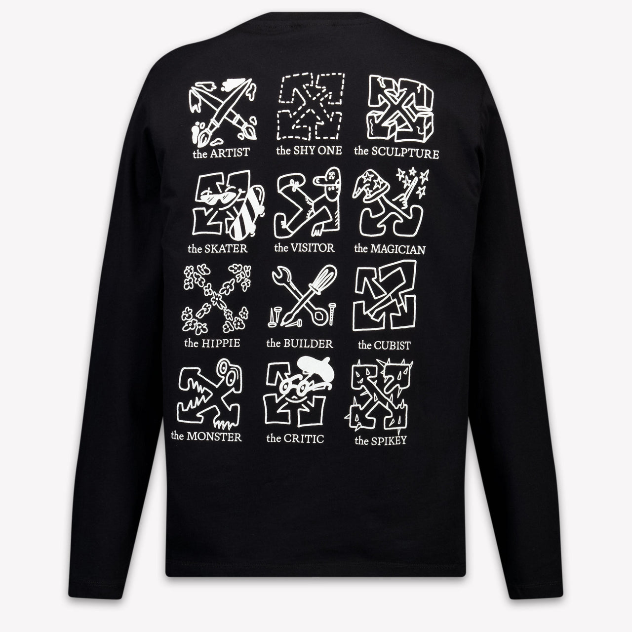 Off-White Kinder Jongens T-Shirt In Zwart