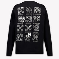 Off-White Kinder Jongens T-Shirt In Zwart